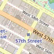 Street map of 1 Hotel Central Park, New York City